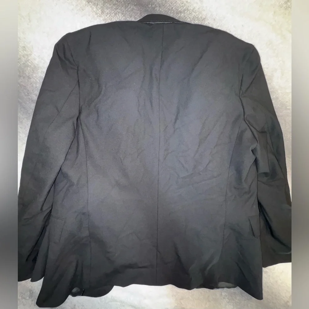 NWOT Banana Republic Black Tailored Fit Classic Blazer Suit Jacket 40 Short‎ S